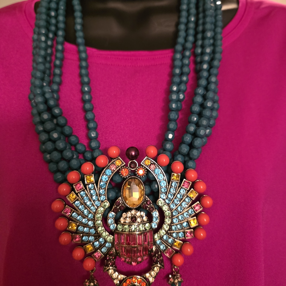 Sassy Jones Multicolor Beaded Necklace